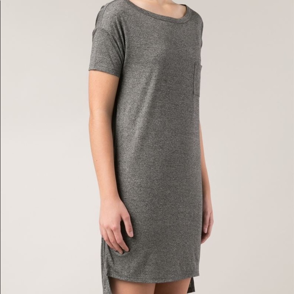 T by Alexander Wang grey tshirt dress